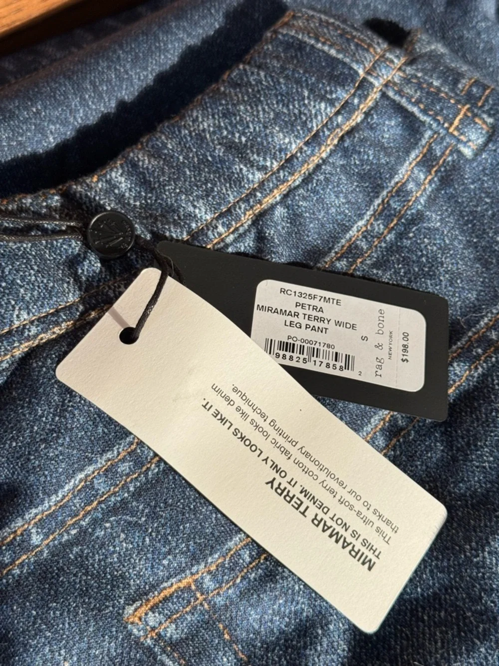 Rag & Bone Petra Miramar Wide Leg - small - Picture 3 of 4
